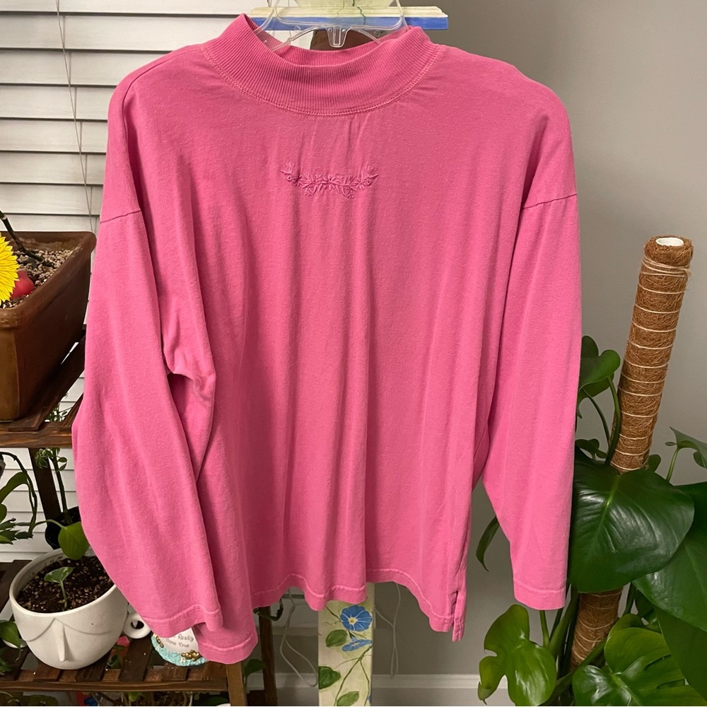 Pink long sleeve tee